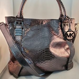 Michael Kors Snakeskin Satchel